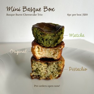 Mini Basque Cheesecake Box [6pcs]